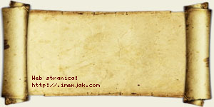 Angelina Perunović vizit kartica